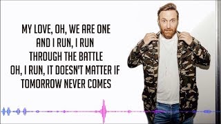 David Guetta  Battle ft Faouzia Lyrics 🎵 [upl. by Krystyna]