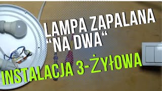 Jak przerobić lampę na włącznik podwójny [upl. by Glaudia356]