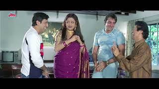 Govinda Sanjay Dutt Comedy Scene  Lotpot Comedy  Haseen Maan Jayegi Movie [upl. by Aniger]