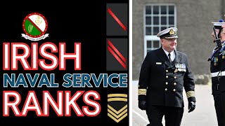 IRISH NAVAL SERVICE RANKS [upl. by Merci]