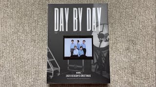 ♡Unboxing TXT 투모로우바이투게더 2023 Season’s Greetings Day By Day♡ [upl. by Benjamin]