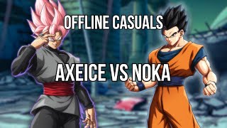 AXEICE VS NOKA  OFFLINE  DBFZ [upl. by Riay]