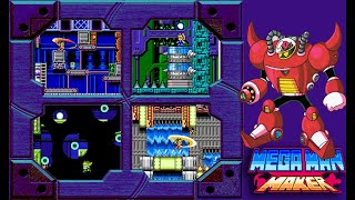 Mega Man Maker  MM Fierce Battle Bots VII  Full Game [upl. by Annecorinne]