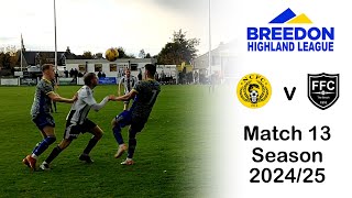 Nairn County v Fraserburgh  Breedon Highland League  Match 13 of Season 202425 [upl. by Florry]