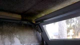 Garage door with less than zero headroom track is 5 inches below opening [upl. by Einnig]