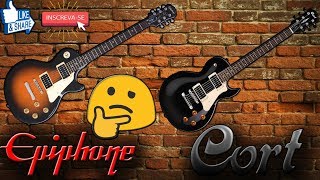 EPIPHONE X CORT EPIPHONE LP 100 OU CORT CR100 [upl. by Ellinet698]