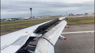 FULL APPROACH AND LANDING INTO LONDON HEATHROW 🇬🇧 British Airways  Airbus A319100 [upl. by Erodisi]