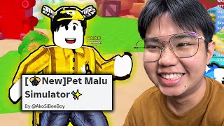 Bagong Laro ni Beebuyog Pet Malu Simulator ROBLOX [upl. by Ardnaiek]