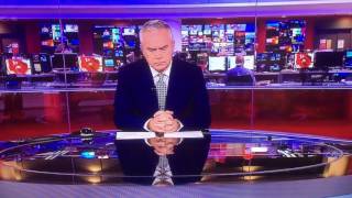 Huw Edwards goes silent on BBC News [upl. by Demodena]