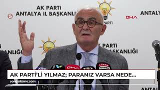 AK Partili Yılmaz Paranız varsa neden işçilerin sigorta primlerini ödemiyorsunuz [upl. by Nnyl]