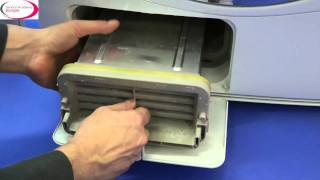 LG Clothes Dryer  How to clean the condenser oldfashioned non heatpump model [upl. by Misaq]