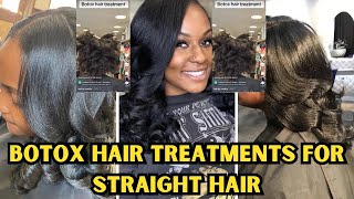 BOTOX PERMANENTLY STRAIGHTENS NATURAL HAIR [upl. by Engelhart]