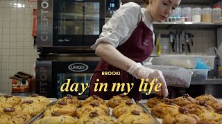 A day in my life baking 1000 cookies [upl. by Retswerb]