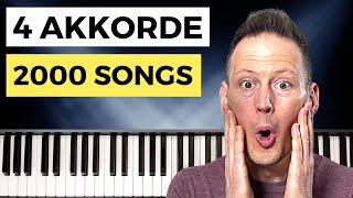 Mit 4 einfachen Akkorden tausende Songs spielen [upl. by Tteve]