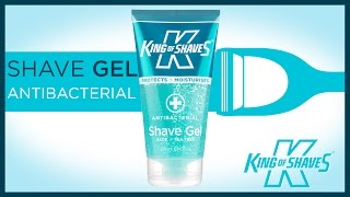 Antibacterial Shave Gel  King of Shaves [upl. by Antone]