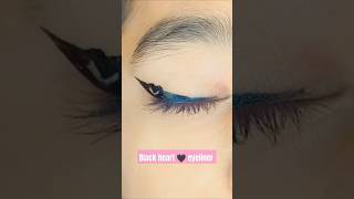 Black Heart eyeliner 🖤 makeuptutorial eyeliner eyelinertutorial makeup eyemakeup shorts [upl. by Magnum]