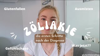 Zöliakie amp Jetzt  Die ersten SCHRITTE NACH DER DIAGNOSE  Tipps für den GLUTENFREIEN Einstieg [upl. by Bahner]