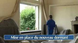 PVC FRANCE AK5 POSE EQUIPE Installation dune fenêtre flv [upl. by Eziechiele]