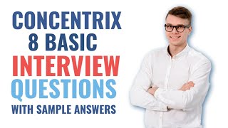 Concentrix hiring team 8 Basic Interview Questions along with answers Sample answers [upl. by Richara]