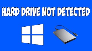 How To Fix External Hard Drive not showing up or detected in Windows 10 [upl. by Coumas]