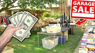 Garage Sale Fishing Challenge BIG FISH [upl. by Anastasio953]