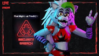 Five Nights at Freddys Security Breach Part 3 LIVE [upl. by Milissent]