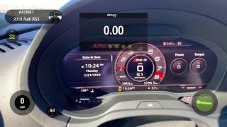 2018 Audi RS3 APR stage 2 dragy 30 second 060 and 107 second quarter mile run [upl. by Auehsoj]