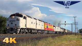 SSR Countrylink and VLine at Jacana Australian Trains in 4K [upl. by Analem]