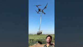 Drone ne kiya kmaal 🚀automobile agriculture drone helicopter keşfet farmingharvest shorts [upl. by Hannavahs]