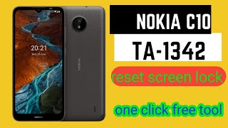 nokia c10 ta1342 reset screen lock one click free tool [upl. by Anig]