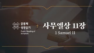 사무엘상 11장 개역개정 [upl. by Mansfield]