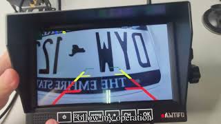 AMTIFO A7 RV Wireless Rear View Camera System Operation Video [upl. by Maribel95]