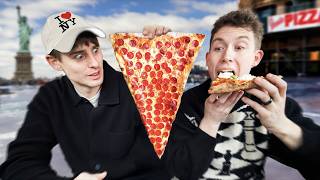 Two Brits try the Best Pizzas in New York [upl. by Arratahs]