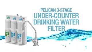 Pelican 3Stage UnderCounter Drinking Water Filter [upl. by Ysnap]