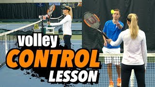 Volley Accuracy amp Control Tennis Lesson  Practice Plan [upl. by Cirded602]