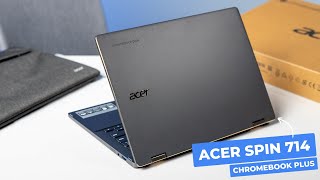 Acer Chromebook Plus Spin 714 Unboxing amp Impressions [upl. by Anialad835]