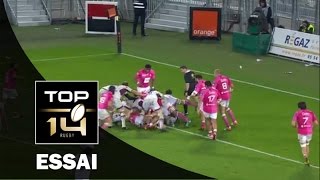 TOP 14 – Bordeaux – Paris 3525 Essai de Metuisela TALEBULA BOR – J22 – Saison 20152016 [upl. by Annaoj]