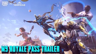 🔥M9 RP Trailer PubgBGMI 🤩 Royale Pass M9 50 Outfit Trailer [upl. by Htevi]