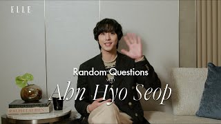 Ahn Hyo Seop On Singaporean Dishes He Wants To Try and His Night Routine  Random Questions [upl. by Suoivatram191]