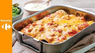 Spicy enchiladas au poulet haché [upl. by Hguh]