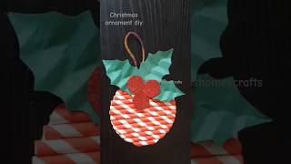 Christmas ornament diy crafts for kids youtubeshorts shorts craft diy [upl. by Arvo]