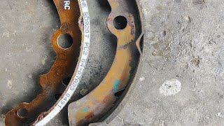 brake shoes fitting in alto k10 [upl. by Elleira]