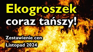 Aktualne ceny ekogroszku – listopad 2024 [upl. by Elatnahc]