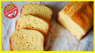 PAN de MOLDE SIN GLUTEN ELÁSTICO y FLEXIBLE receta fácil de pan casero sin TACC [upl. by Eartnoed436]