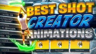 Best Shot Creator Animations in NBA 2K24 Best Fade Dribble Pull Up Hop Jumper amp Spin Jumper [upl. by Nil]