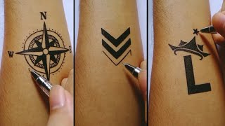 How To Make Tattoo at Home  tato temporer [upl. by Micki582]