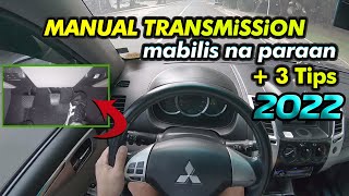 PAANO MAG DRIVE NG MANUAL TRANSMISSION EASY WAY TAGALOG [upl. by Kcirneh]