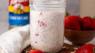 Strawberry Cheesecake Chia Pudding [upl. by Zalea252]