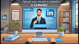 How to Upload Your Resume to LinkedIn Profile  StepbyStep CV Upload Tutorial [upl. by Regazzi]