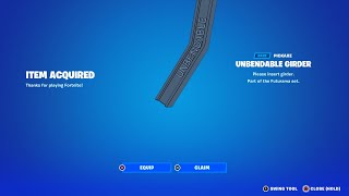 How To Get Unbendable Girder Pickaxe NOW FREE In Fortnite Futurama Gear Bundle [upl. by Hindu]